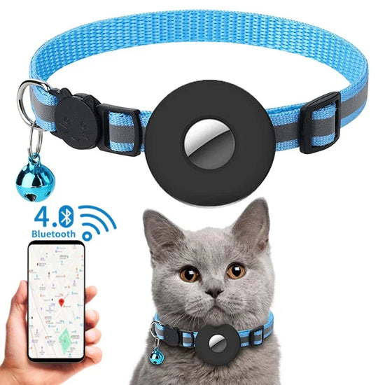 Smart Pet GPS Tracker Bluetooth Locator Wearable Anti-Lost Collar for Dogs Cats Birds - New Pet Detection Tracker